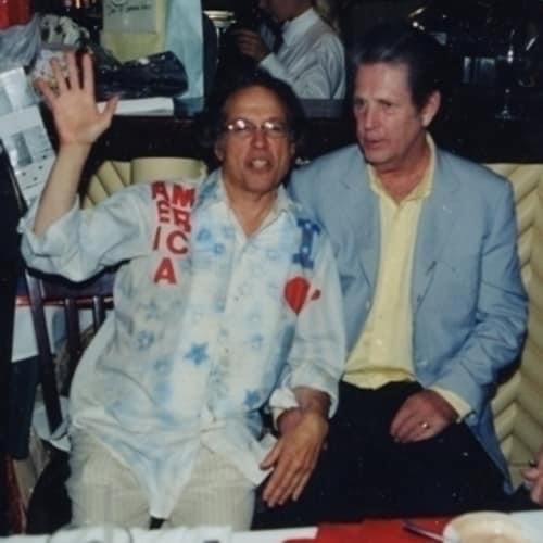 Stephen John Kalinich and Brian Wilson sitting together